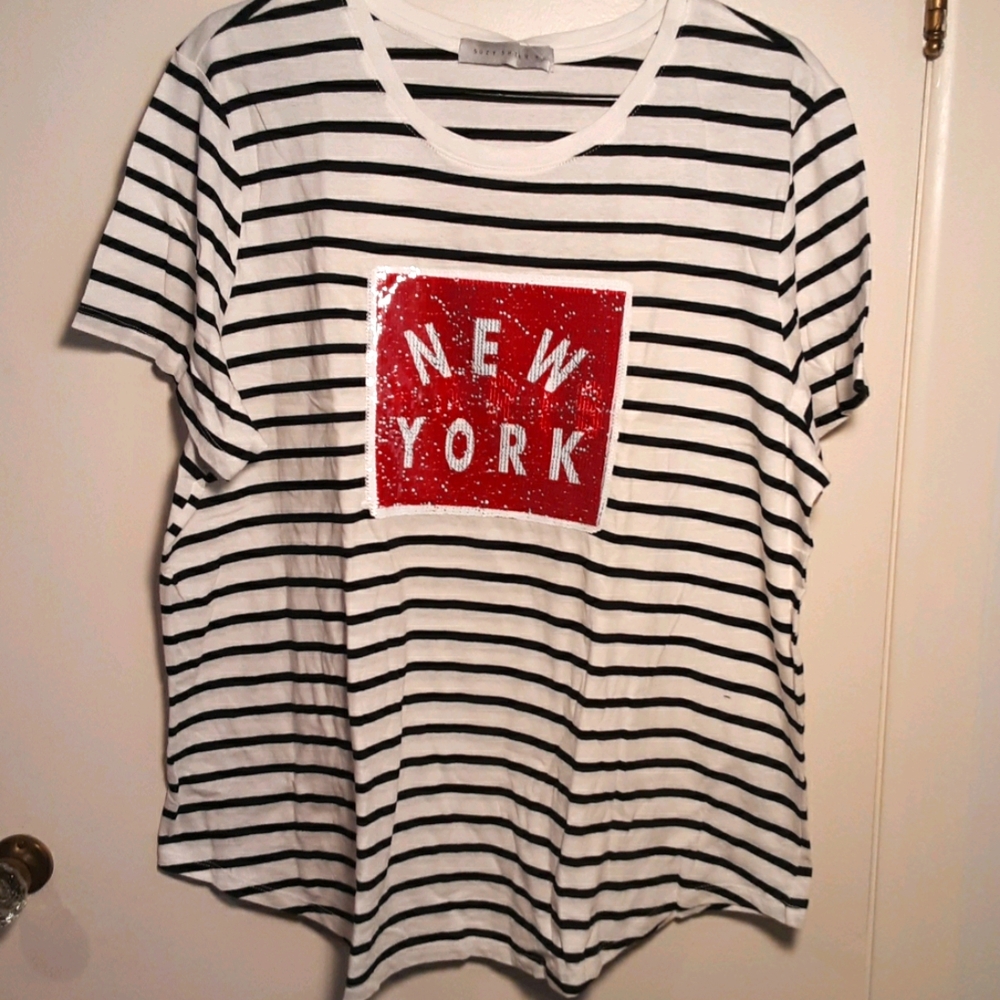 New T shirt with sequins